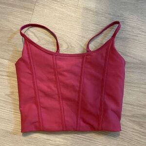 Women's Hot Pink Athletic Top